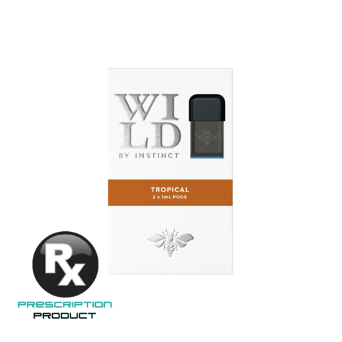 Wild By Instinct – Tropical 2 x 1ml Pods 18mg/ml | 50mg/ml nicotine