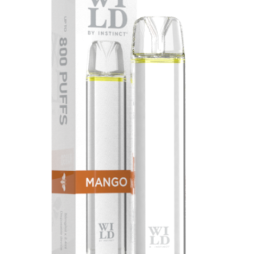 Wild Disposable Nicotine Vape 50mg 800 Puff (2.4ml) – Mango